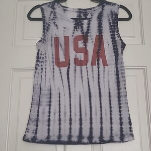 Zoe + Liv USA muscle tee tank top Size S